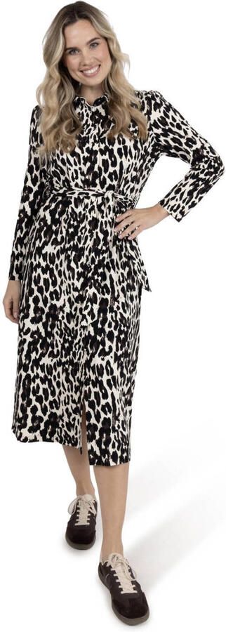 Zoso blousejurk met print zwart