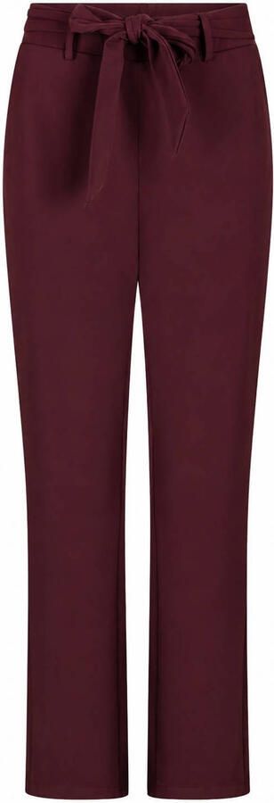 Zoso loose fit broek donkerrood