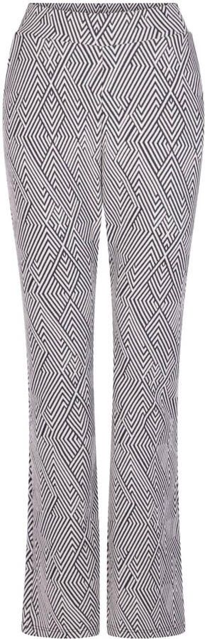 Zoso straight regular waist broek donkerblauw