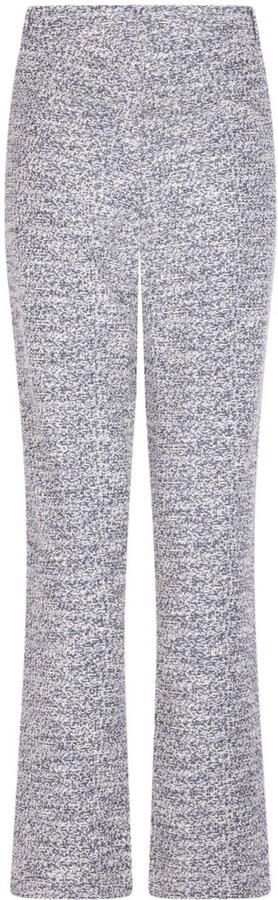 Zoso straight regular waist casual broek donkerblauw