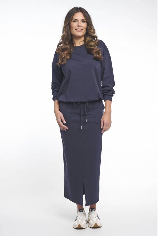 Zoso sweater met backprint donkerblauw - Foto 2