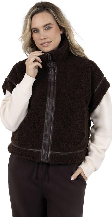 Zoso teddy bodywarmer bruin