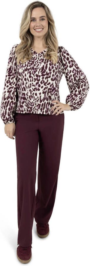 Zoso top met panterprint meerkleurig