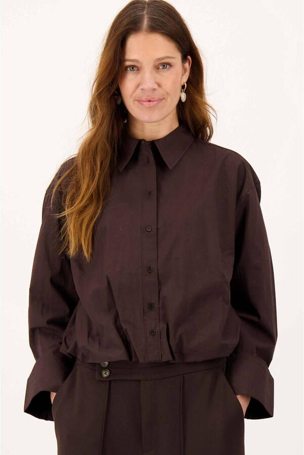 Zusss blouse bruin