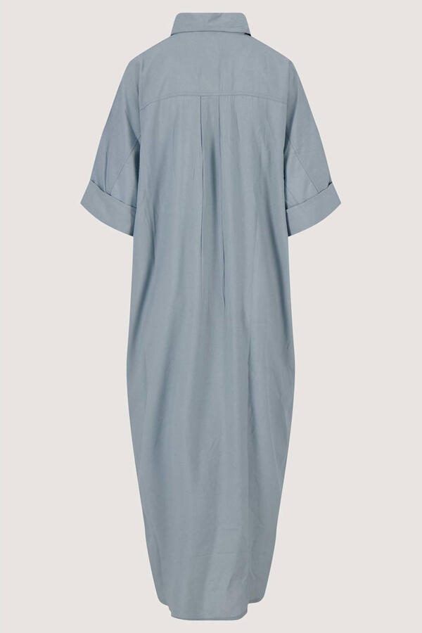 Zusss blousejurk light blue denim - Foto 3