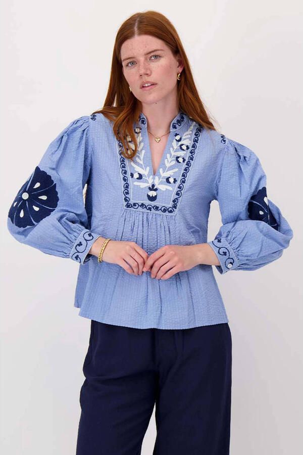 Zusss blousetop blauw