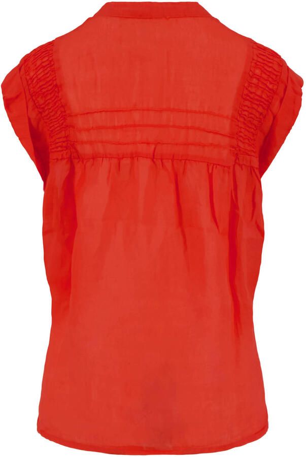 Zusss blousetop koraalrood - Foto 2