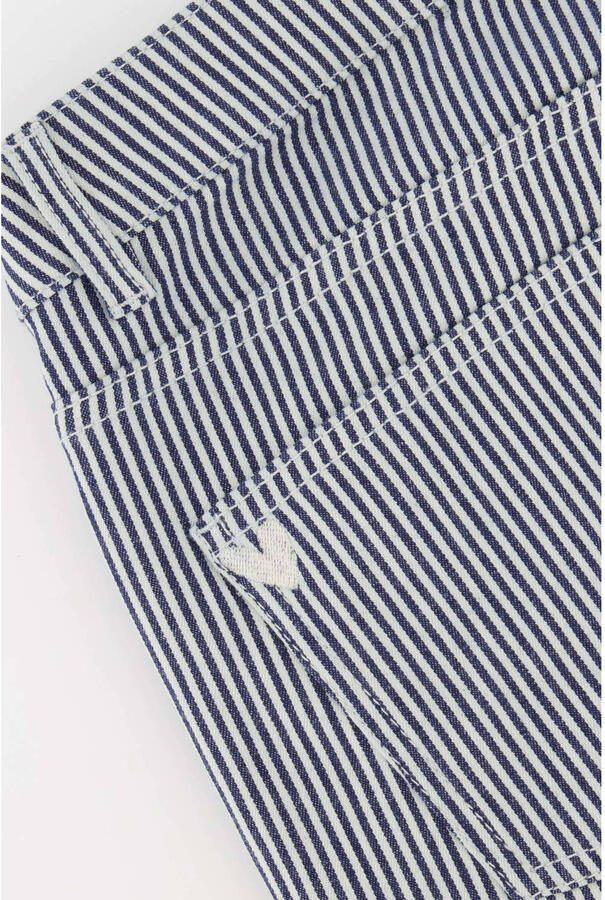 Zusss flared regular waist flared broek donkerblauw - Foto 2