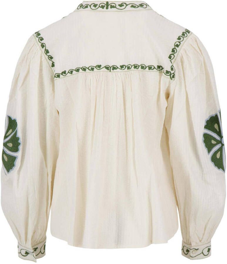Zusss gebloemde blousetop ecru - Foto 3