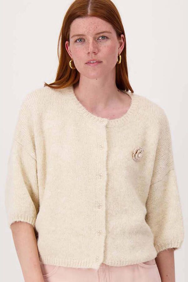Zusss gebreid vest beige
