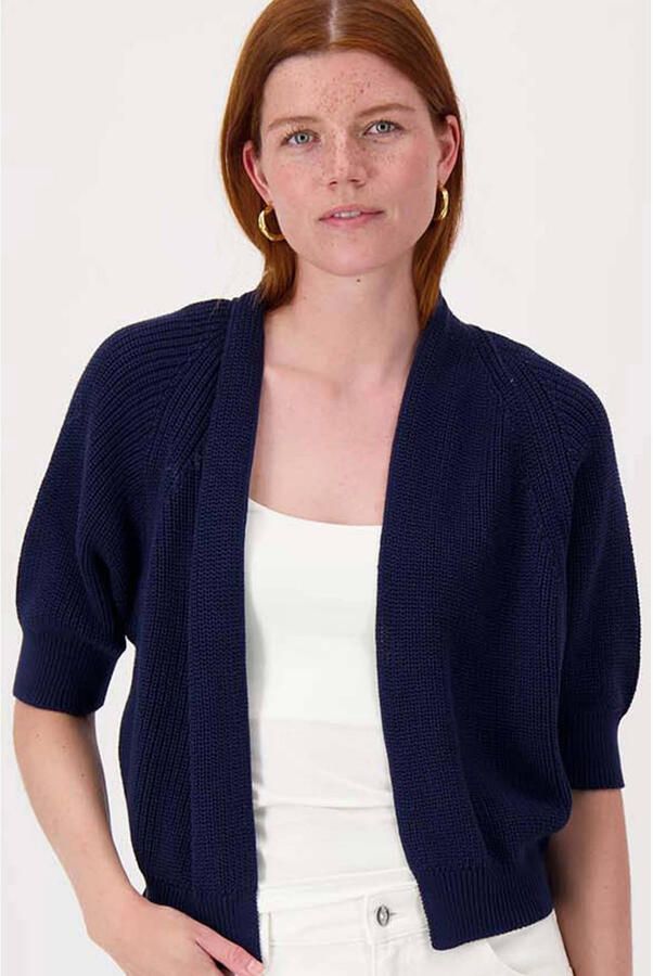 Zusss gebreid vest marineblauw