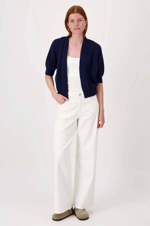 Zusss gebreid vest marineblauw - Foto 2