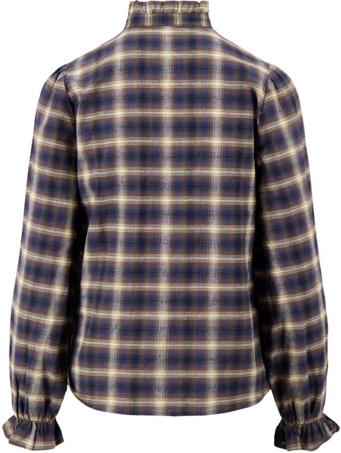 Zusss geruite blouse bruin - Foto 2