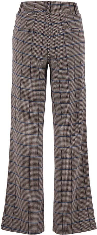 Zusss geruite flared broek meerkleurig - Foto 3