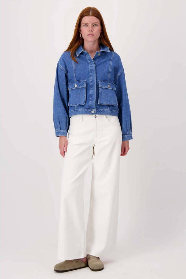 Zusss spijkerjas medium blue denim