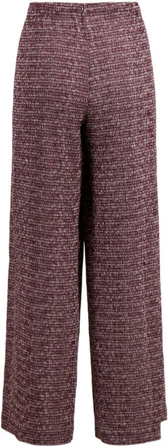 Zusss straight regular waist broek donkerrood - Foto 2
