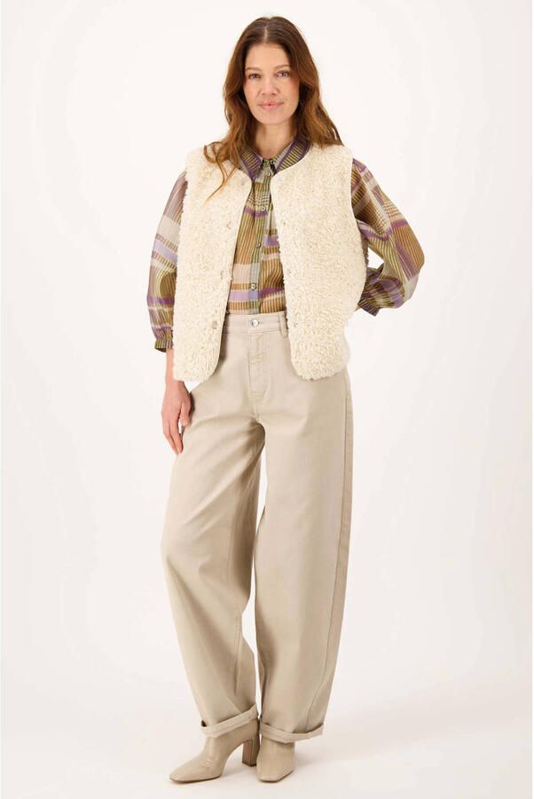 Zusss teddy gilet ecru - Foto 2