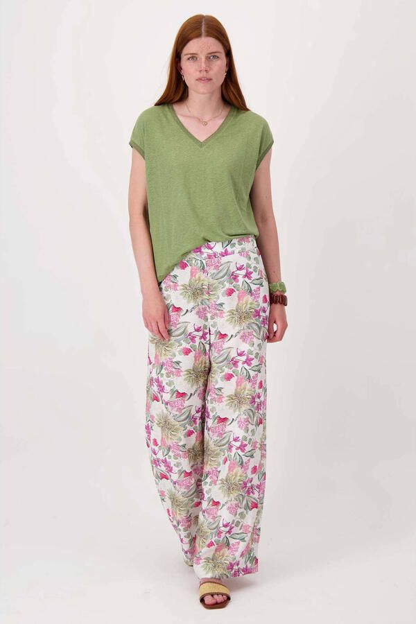 Zusss top olijfgroen met lurex - Foto 2