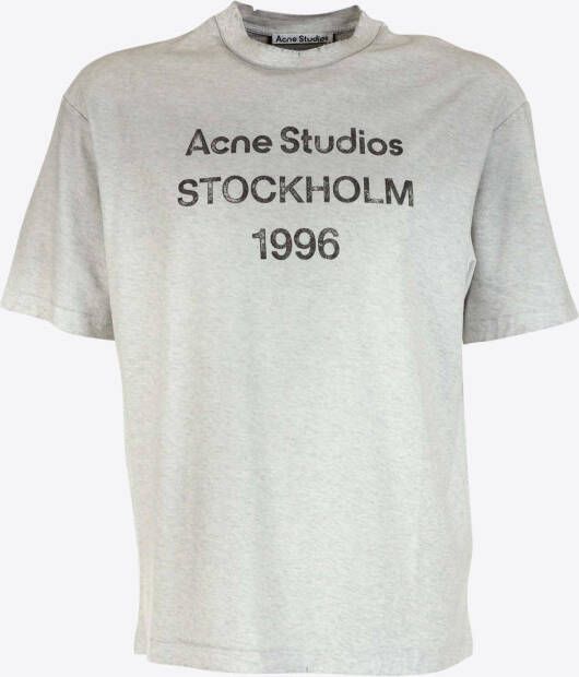 Acne Studios T-shirt Grijs Wash 1996