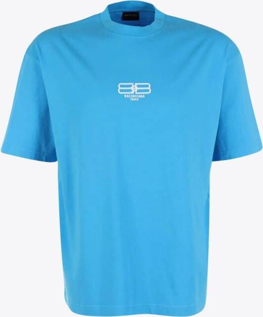 Balenciaga T-shirt Blauw Bb