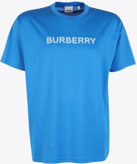 Burberry T-shirt Blauw Logo