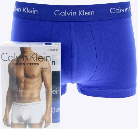 Calvin Klein Boxer Blauw 3-pack