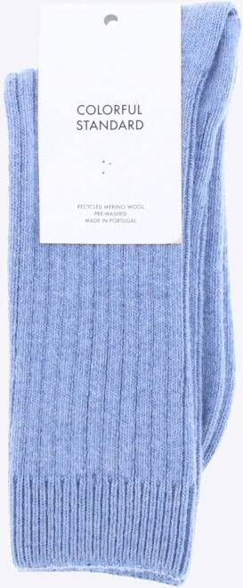 Colorful Standard Sokken Blauw Wol