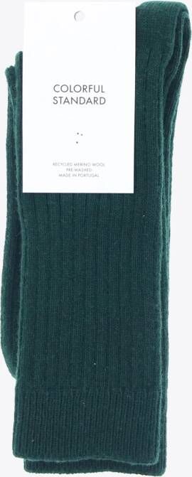 Colorful Standard Sokken Groen Wol