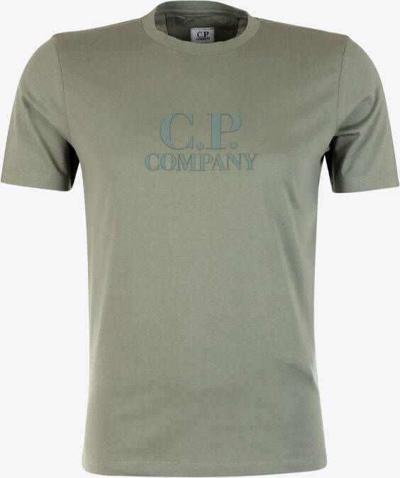 Cp Company T-shirt Kaki Logo
