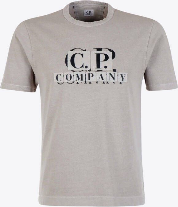 Cp Company T-shirt Kaki Print