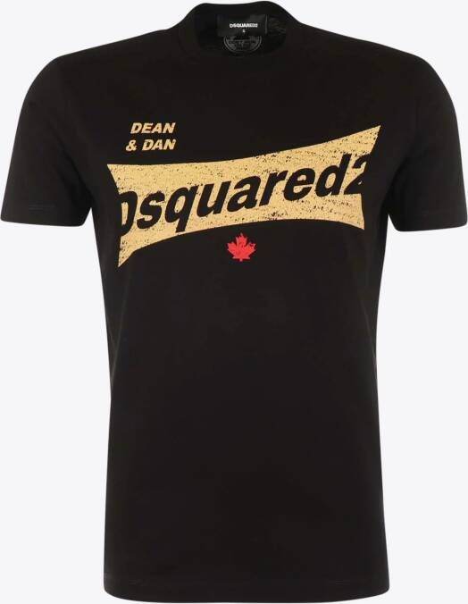 Dsquared² T-shirt Zwart Logo