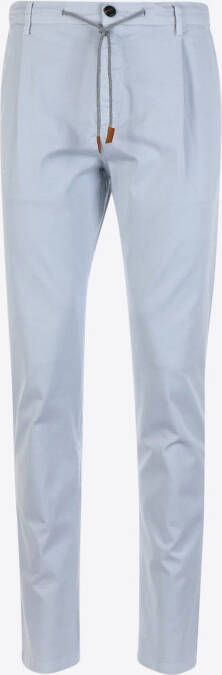 Eleventy Broek Blauw Katoen Koord