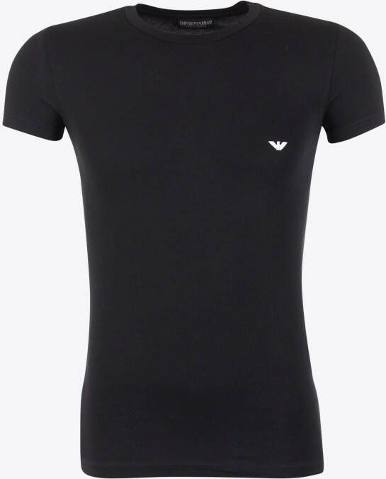 Emporio Armani T-shirt Zwart Stretch