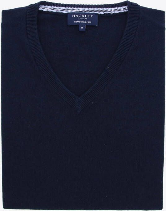 Hackett Pull Blauw Elleboog