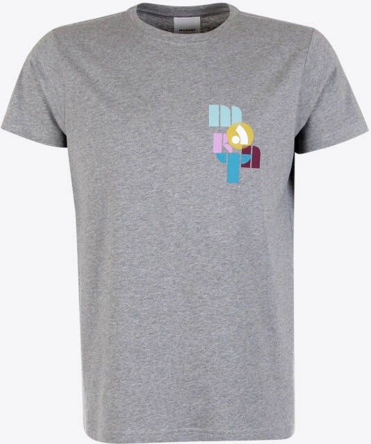 Marant T-shirt Grijs Logo