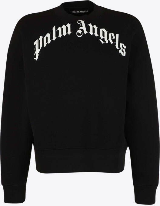 Palm Angels Sweater Zwart Logo