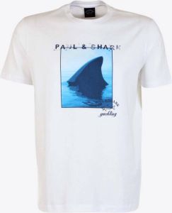 Paul & Shark T-shirt Wit Foto