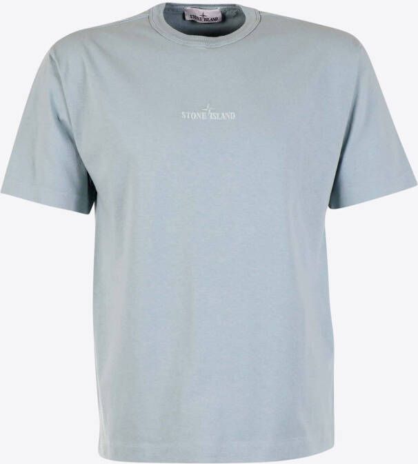 Stone Island T-shirt Blauw Boxy