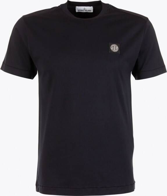 Stone Island T-shirt Blauw Patch