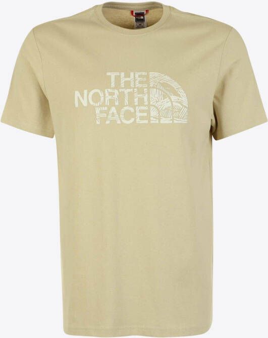 The North Face T-shirt Beige Logo