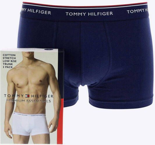 Tommy Hilfiger Boxer Blauw 3-pack