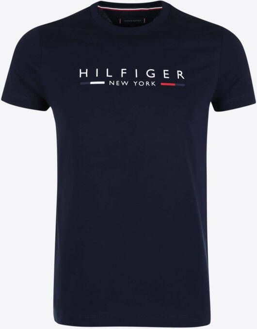 Tommy Hilfiger T-shirt Blauw Logo